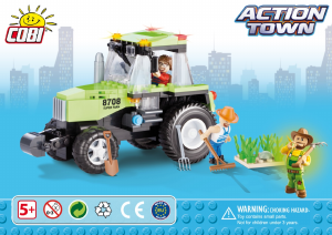 Handleiding Cobi set 1863 Action Town Traktor
