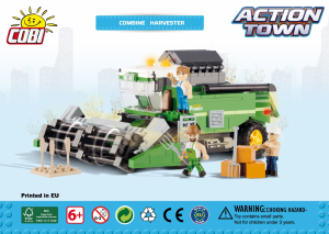 Bedienungsanleitung Cobi set 1866 Action Town Mähdrescher Eco Power