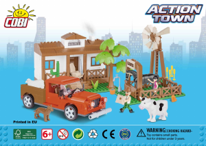 Manual Cobi set 1870 Action Town Ranch