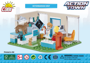 Manual Cobi set 1874 Action Town Veterinarian visit