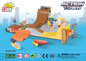 Bedienungsanleitung Cobi set 1880 Action Town Skatepark