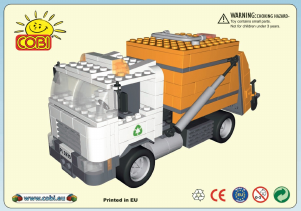 Manual Cobi set 1939 Action Town Garbage truck