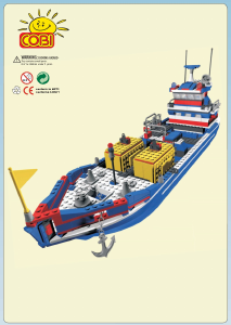 Manual Cobi set 1970 Action Town Research vessel