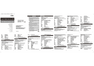 Mode d’emploi Citizen SDC-9012N Calculatrice