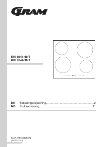 Brugsanvisning Gram KKI 6144-90 T Kogesektion