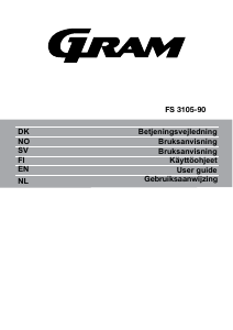 Brugsanvisning Gram FS 3105-90 Fryser
