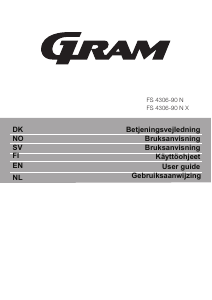 Handleiding Gram FS 4306-90 N Vriezer