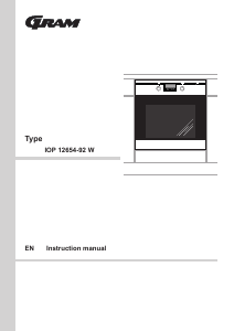 Bruksanvisning Gram IOP 12654-92 W Ugn