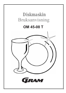 Bruksanvisning Gram OM 45-08 T Diskmaskin
