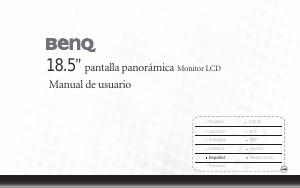 Manual de uso BenQ T900HDA Monitor de LCD
