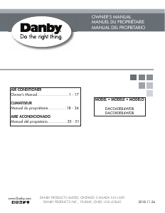 Handleiding Danby DAC080EB4WDB Airconditioner