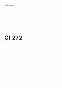 Bedienungsanleitung Gaggenau CI272101 Kochfeld