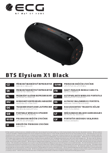 Manual de uso ECG BTS Elysium X1 Altavoz