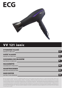 Manual ECG VV 121 Hair Dryer