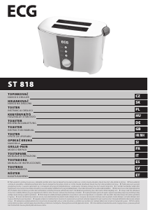 Bedienungsanleitung ECG ST 818 Toaster