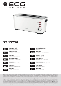 Bedienungsanleitung ECG ST 13730 Toaster
