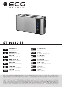 Bedienungsanleitung ECG ST 10630 SS Toaster