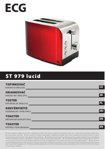 Manuál ECG ST 979 Lucid Toustovač