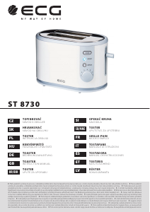 Bedienungsanleitung ECG ST 8730 Toaster
