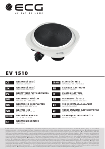 Használati útmutató ECG EV 1510 Főzőlap