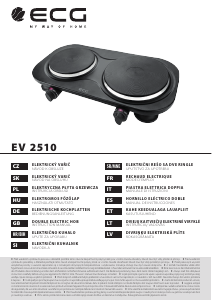 Priročnik ECG EV 2510 Grelna plošča
