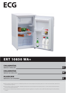 Návod ECG ERT 10850 WA+ Chladnička