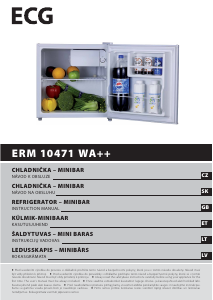 Návod ECG ERM 10471 WA++ Chladnička