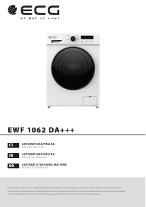 Handleiding ECG EWF 1062 DA+++ Wasmachine