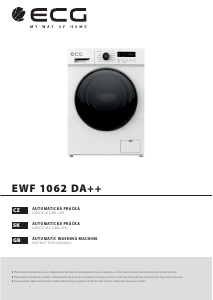 Handleiding ECG EWF 1062 DA++ Wasmachine