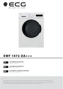 Handleiding ECG EWF 1472 DA+++ Wasmachine