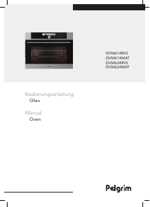 Bedienungsanleitung Pelgrim OVM624RVS Backofen