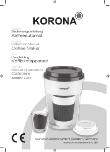Bedienungsanleitung Korona 12202 Kaffeemaschine