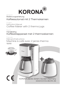 Bedienungsanleitung Korona 10310 Kaffeemaschine