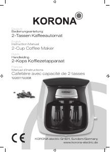 Mode d’emploi Korona 12208 Cafetière