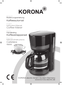 Bedienungsanleitung Korona 10233 Kaffeemaschine