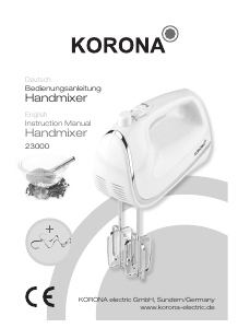 Handleiding Korona 23000 Handmixer