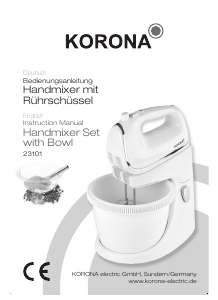 Manual Korona 23101 Hand Mixer