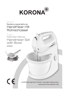 Handleiding Korona 23101 Handmixer