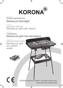 Handleiding Korona 46220 Barbecue