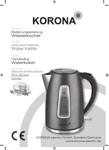 Bedienungsanleitung Korona 20340 Wasserkocher