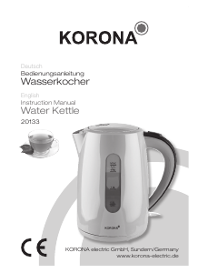 Manual Korona 20133 Kettle