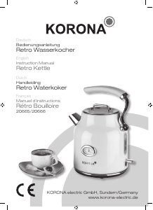 Bedienungsanleitung Korona 20666 Wasserkocher