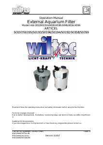 Handleiding Wiltec HW-304 Aquariumfilter