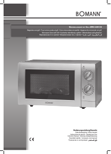 Manual Bomann MWG 2289 CB Microwave