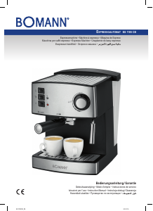 Manuale Bomann ES 1185 CB Macchina per espresso