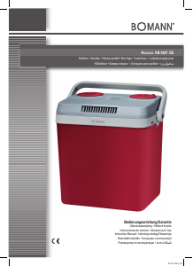 Посібник Bomann KB 9487 CB Переносний холодильник