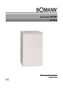 Bedienungsanleitung Bomann KS 2261 Kühlschrank
