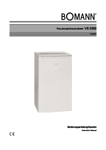 Bedienungsanleitung Bomann VS 2262 Kühlschrank