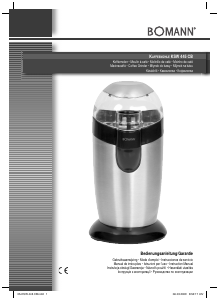 Manual de uso Bomann KSW 445 CB Molinillo de café