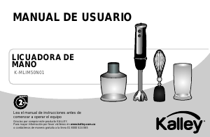Manual de uso Kalley K-MLIM50N01 Batidora de mano